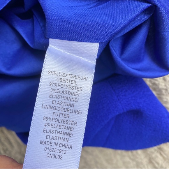 NWT 🏷 Adrianna Papell blue petite dress 10P - Picture 6 of 7